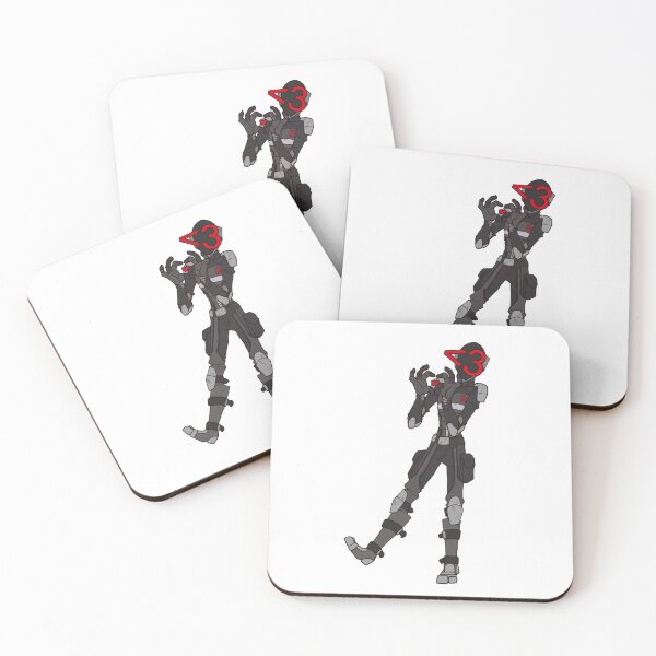 Borderlands Zer0 - Heart Coasters (Set of 4)