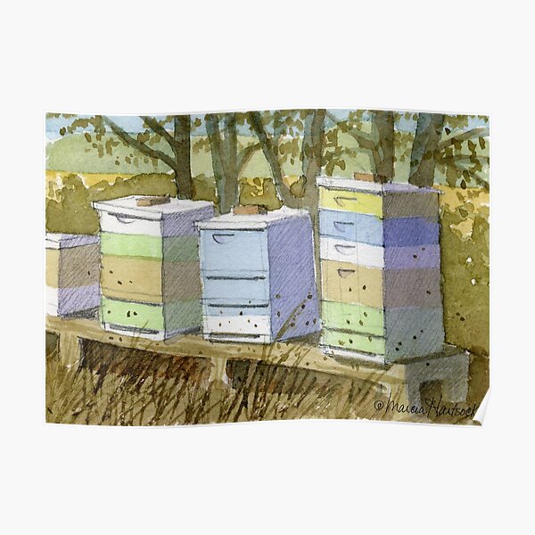 Rich's Bee Hives Poster