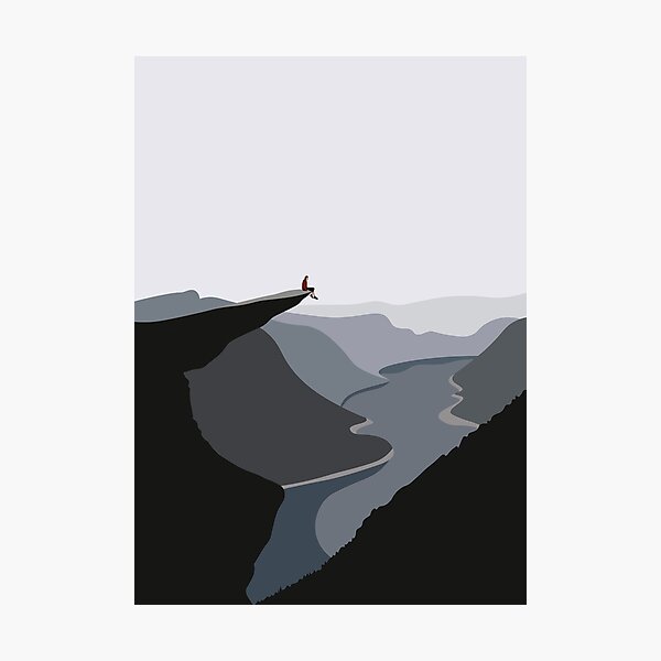 Item preview, Trolltunga Trolls Tongue Norwegian Hike designed and sold by eknicole.