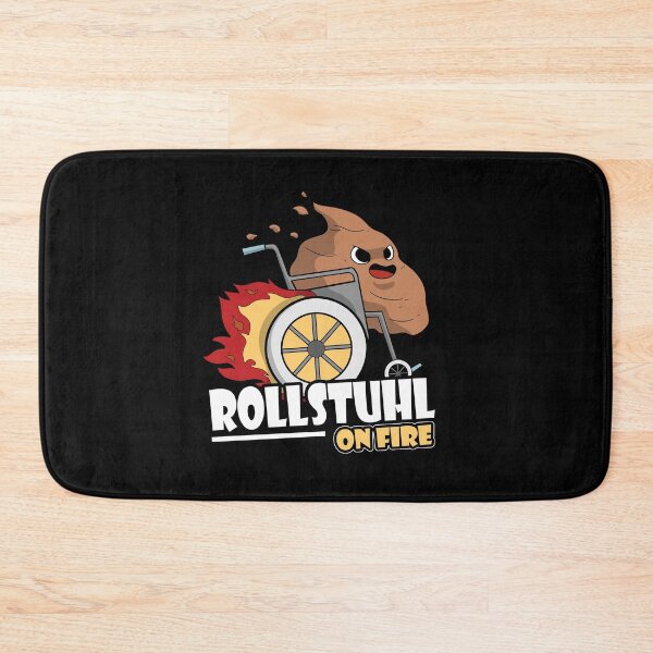 Item preview, Wheelchair skater feces Defecation Black humor designed and sold by CORZ.