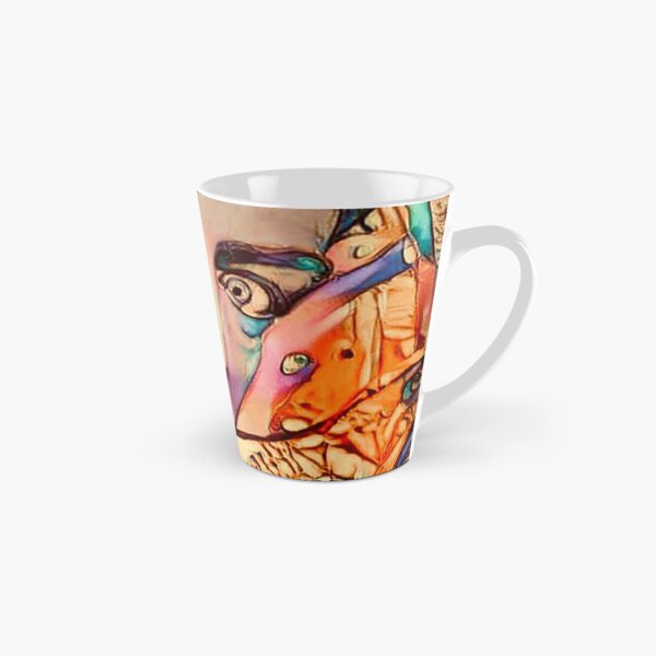 Mandala acrylic on wood modern artist from Israel #2 Coffee Mug by