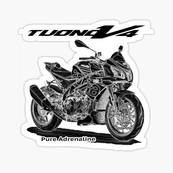 Aprilia Tuono V4 - Diseño personalizado Pegatina