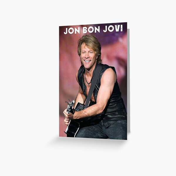 Jon Bon Jovi Rock Legend Grußkarte