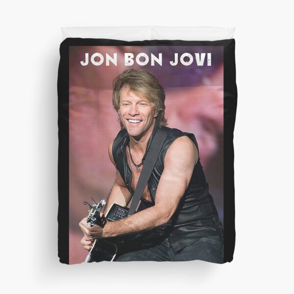 Jon Bon Jovi Rock Legend Duvet Cover