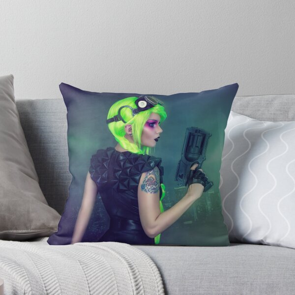 Item preview, Sci-fi android in futuristic city  designed and sold by Elisanth.