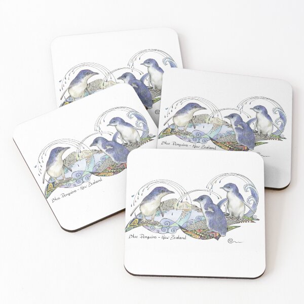Item preview, New Zealand Blue Penguins designed and sold by Linda Bassett.