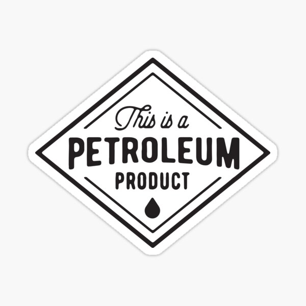 Item preview, Petroleum Product Sticker designed and sold by lostwarbler.