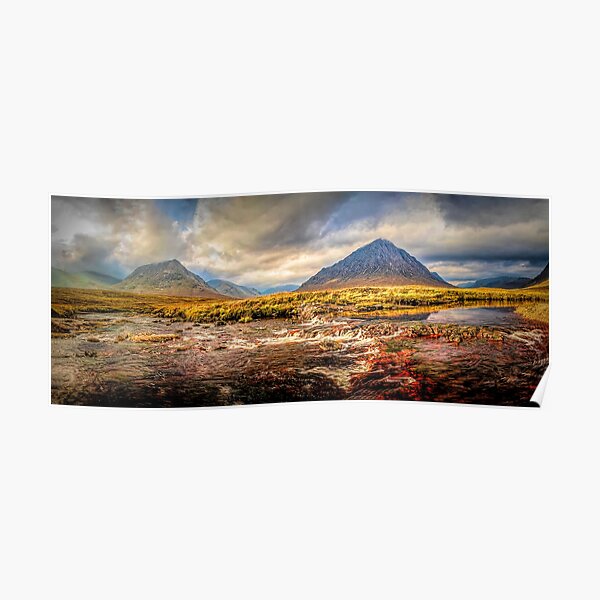 Buachaille And The River Etive Poster