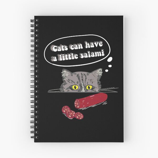 Item preview, Can Cats Have Salami? Cats Can Have a Little Salami Meme designed and sold by The-Goods.