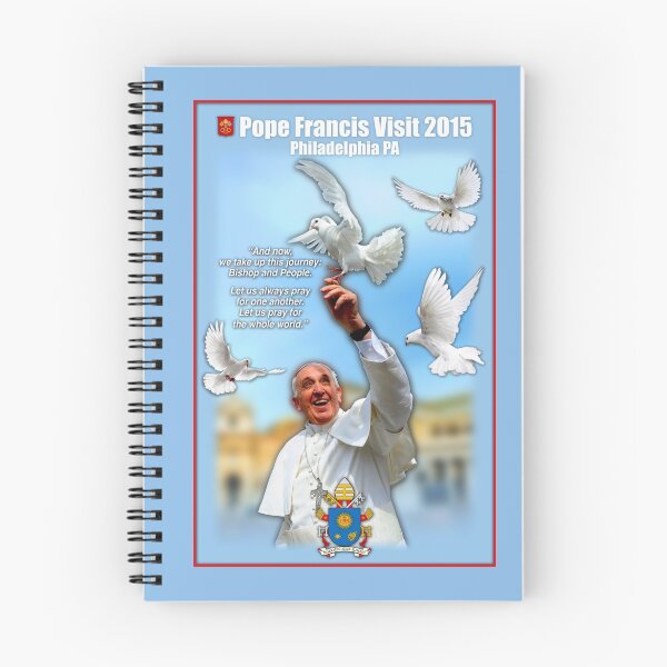 Item preview, Pope Francis 2015 Philadelphia Visit-doves background designed and sold by JoeReiddesigns.