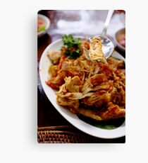 Indonesian Food Canvas Print