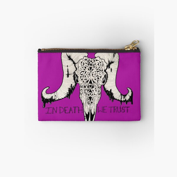 Item preview, Ram Skull Black and White (In Death We Trust) designed and sold by smolartistalyx.
