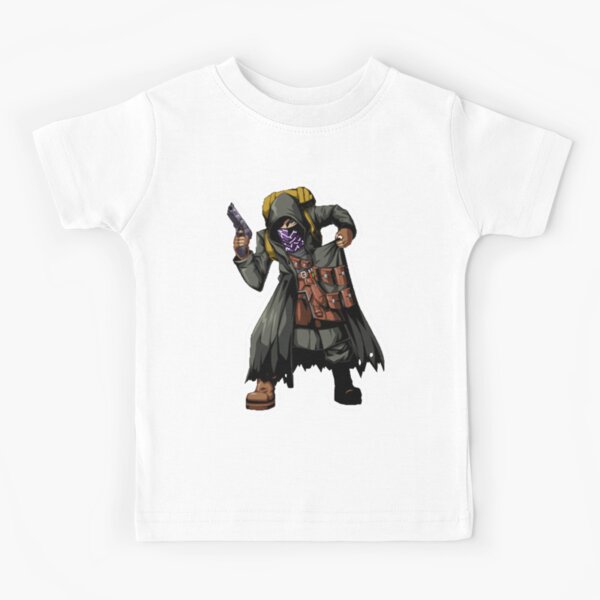 Resident Evil 4 Merchant No Quotes White Outline Brazz Kids T Shirt By Lilflipjimmy Redbubble - re4 merchant shirt roblox