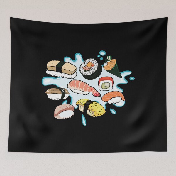 Item preview, Sushi Maki Japanese Foodie Foodgasm Gift designed and sold by haselshirt.