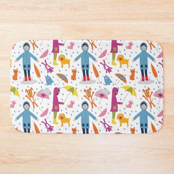 Item preview, April Showers Raining Cats and  Dogs Pattern designed and sold by whyitsme.