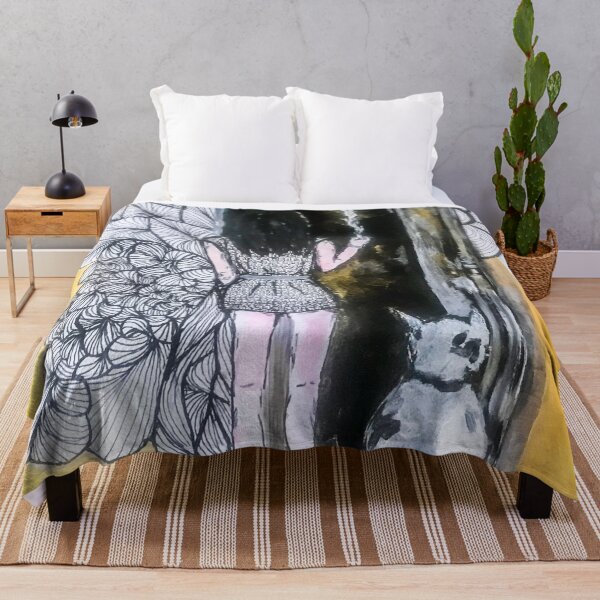Item preview, The Girl, Her Cat & the Door.  designed and sold by NinaArtDesigns.