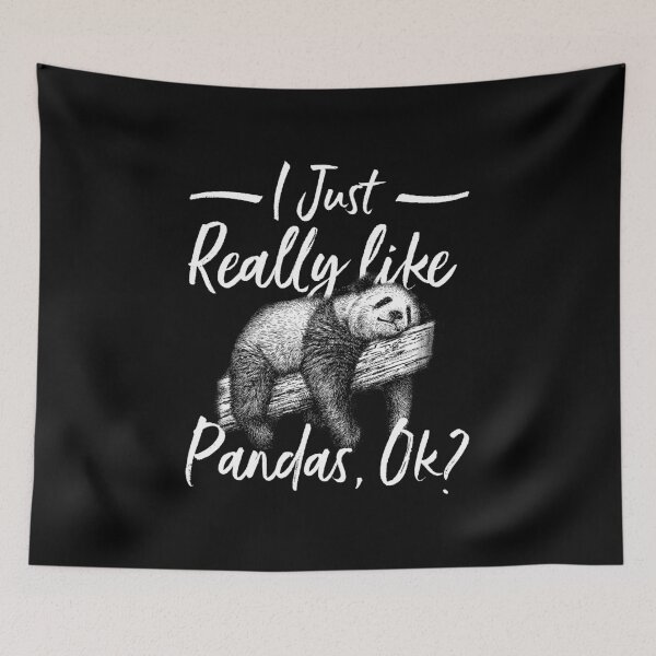 Item preview, Just Really Like Pandas Spirit Animal Gift designed and sold by haselshirt.