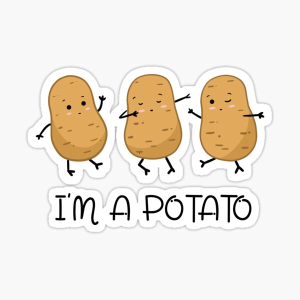 Cute Potato Stickers | Redbubble