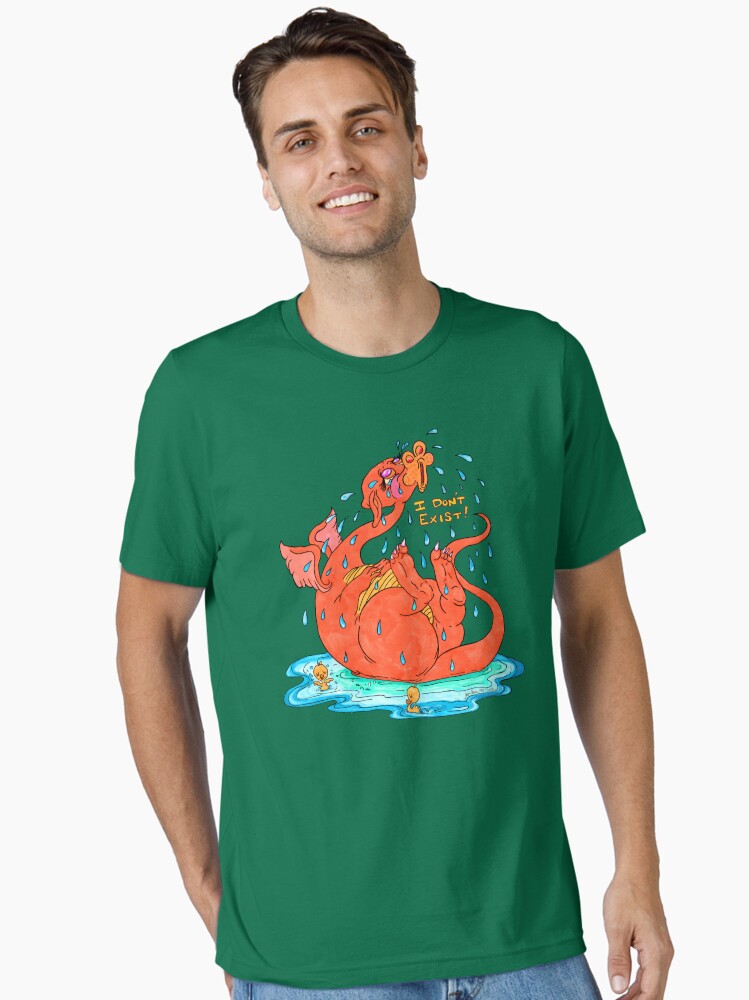 Thumbnail 1 of 7, Essential T-Shirt, Existential Dragon  designed and sold by ambermccall.