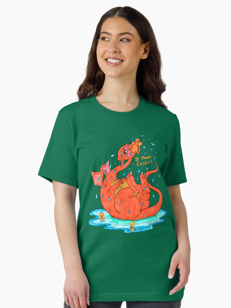 Thumbnail 2 of 7, Essential T-Shirt, Existential Dragon  designed and sold by ambermccall.
