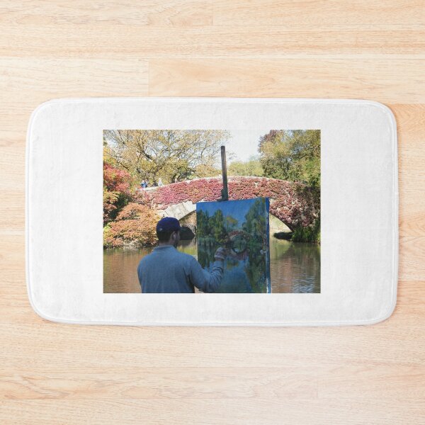 Item preview, An Artist, A Painting, A Bridge, Central Park, New York  designed and sold by lenspiro.