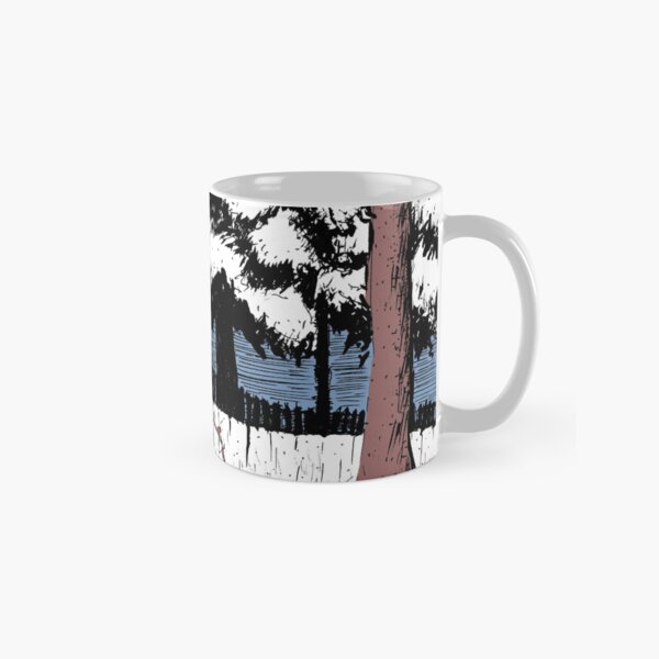 Backyard Snowfall Classic Mug