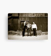 Staying Informed Canvas Print