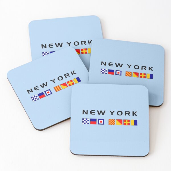 Item preview, New York Nautical Maritime Sailing Flags Light-Color designed and sold by TinyStarAmerica.
