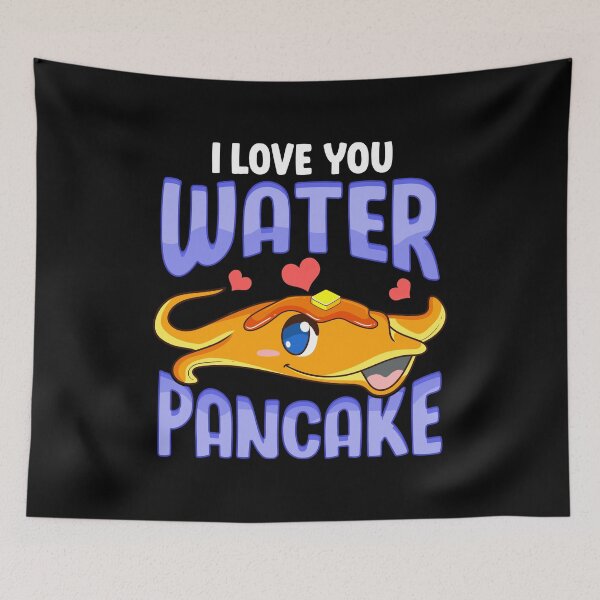 Item preview, Cute & Funny I Love You Water Pancake Stingray Pun designed and sold by perfectpresents.