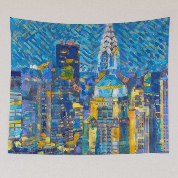 Item preview, New York City Mosaic Sky  designed and sold by RDRiccoboni.