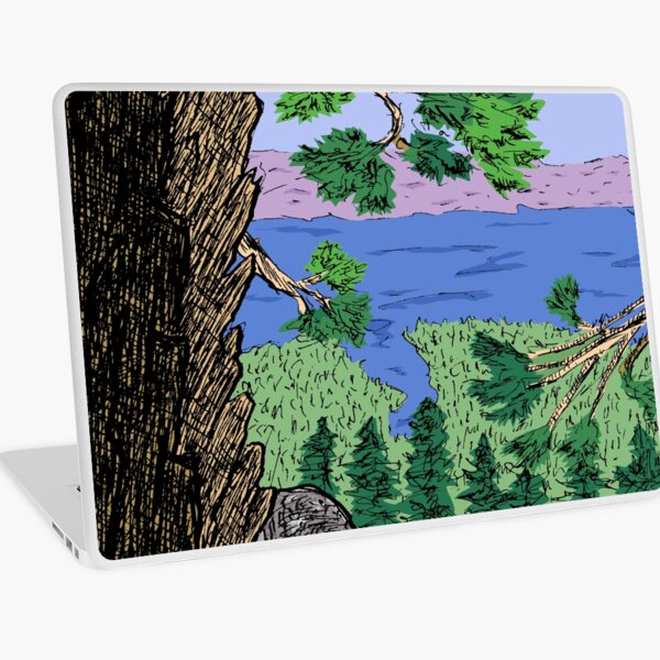 View from Maggies Peaks Laptop Skin