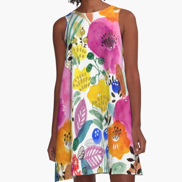Delightful garden A-Line Dress