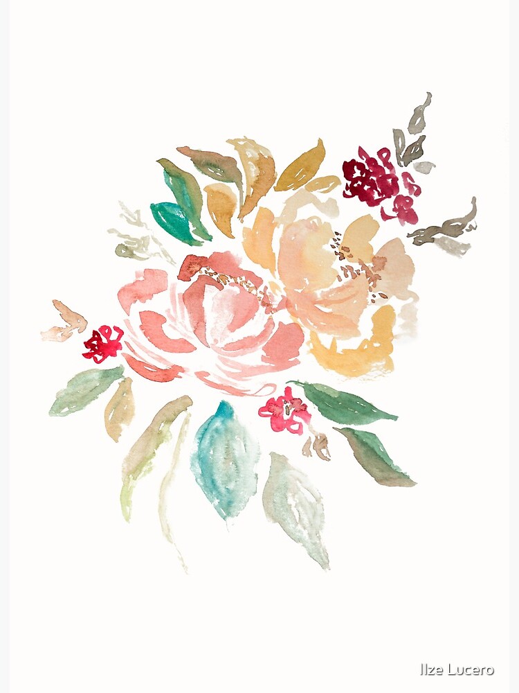 Loose Watercolor Floral 