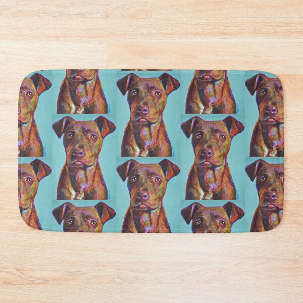 Item preview, BRINDLE PITBULL PUP designed and sold by RobertPhelpsArt.