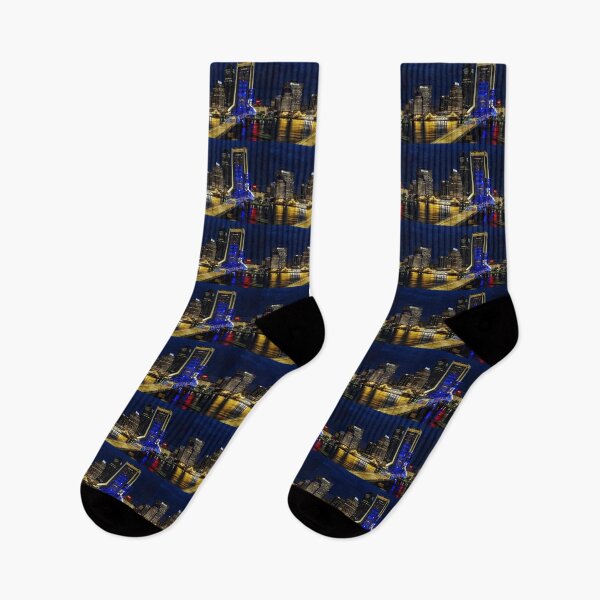 Item preview, Jacksonville Nighttime Skyline designed and sold by Kay Brewer.
