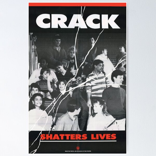 Item preview, Don't Smoke Crack Anti Drug Ad Photo Art  designed and sold by SolanaHouse.