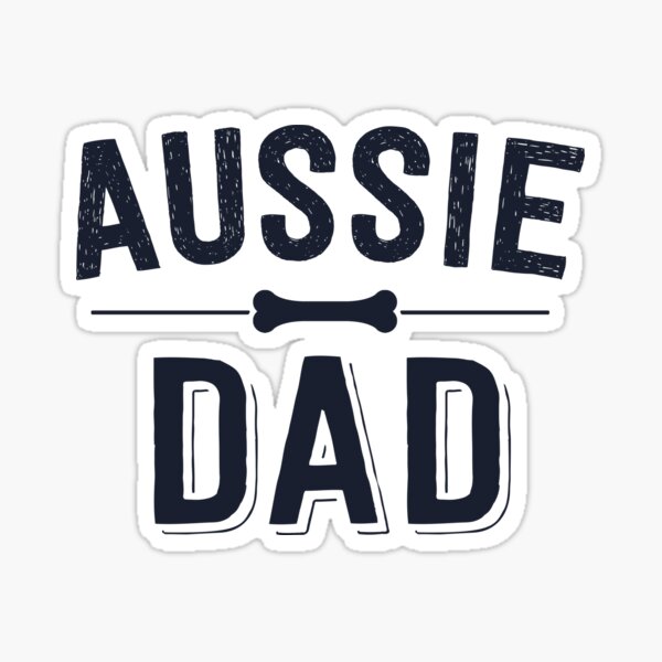 Aperçu de l'œuvre Papa australien rouge merle père australien chien de ferme berger créée et vendue par 14thFloor.