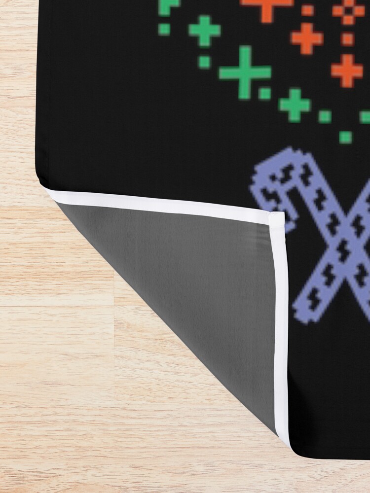 Thumbnail 2 of 5, Shower Curtain, Rebel Christmas designed and sold by therocketman.