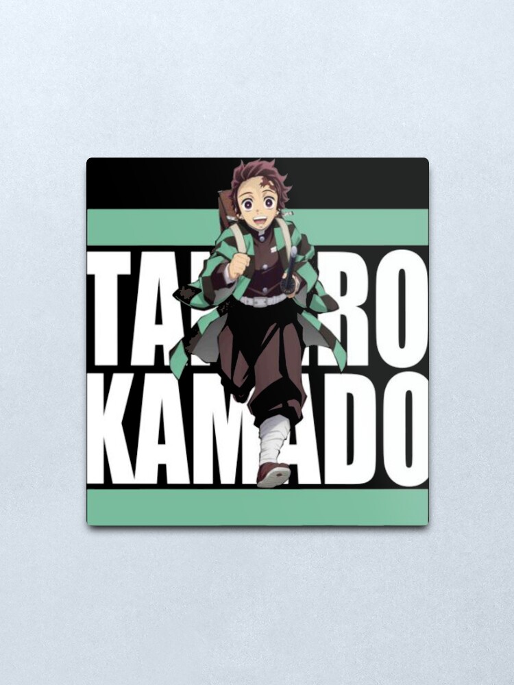 Tanjiro Kamado Metal Print By Helenkulik Redbubble