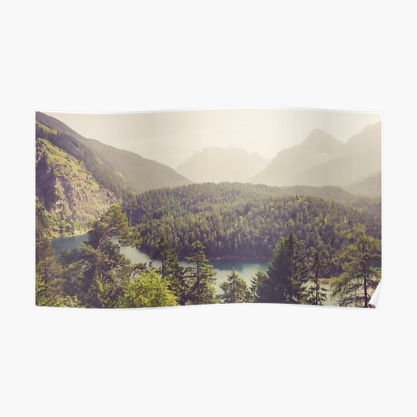 Zugspitzblick - Austrian Alps Poster