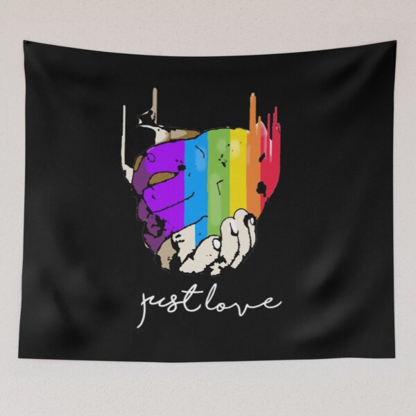 Item preview, Lgbt shirt, just love, lesbian gay couple gift  designed and sold by Optimisticink.