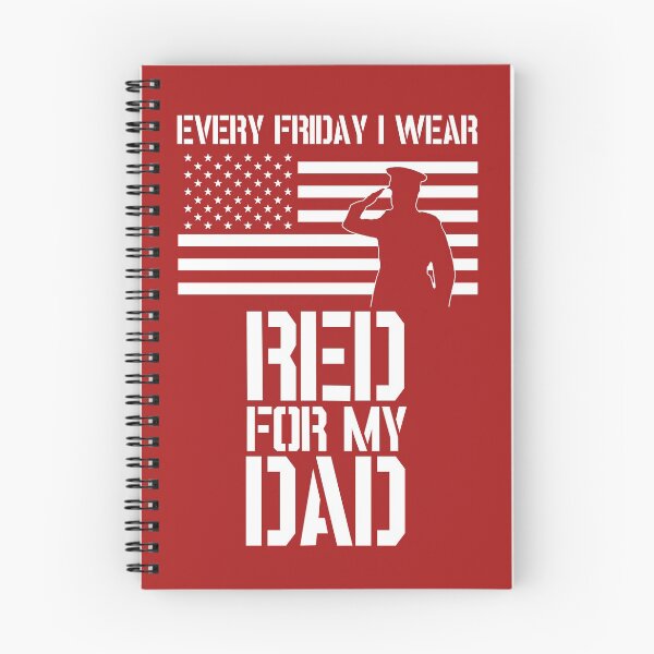 Item preview, Patriotic Military Dad design - Every Friday I Wear RED designed and sold by Revinct-Designs.