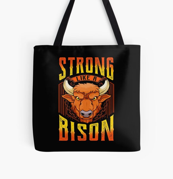 Item preview, Fierce Strong Like A Bison Wild Animal Strength designed and sold by perfectpresents.