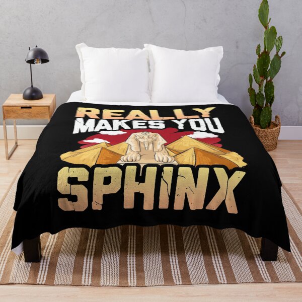 Item preview, Cute & Funny Really Makes You Sphinx Pyramid Pun designed and sold by perfectpresents.