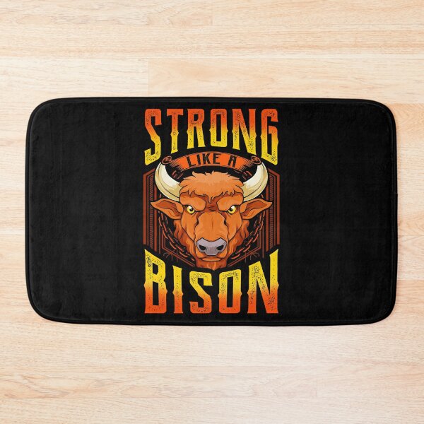 Item preview, Fierce Strong Like A Bison Wild Animal Strength designed and sold by perfectpresents.