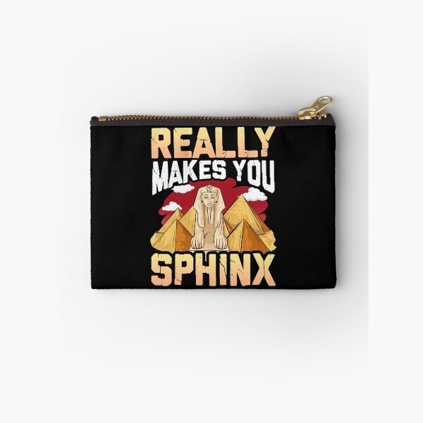 Artikelvorschau, Süß & lustig macht Sie wirklich Sphinx Pyramide Wortspiel entworfen und verkauft von perfectpresents.