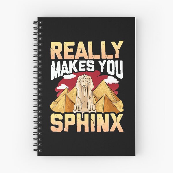 Artikelvorschau, Süß & lustig macht Sie wirklich Sphinx Pyramide Wortspiel entworfen und verkauft von perfectpresents.