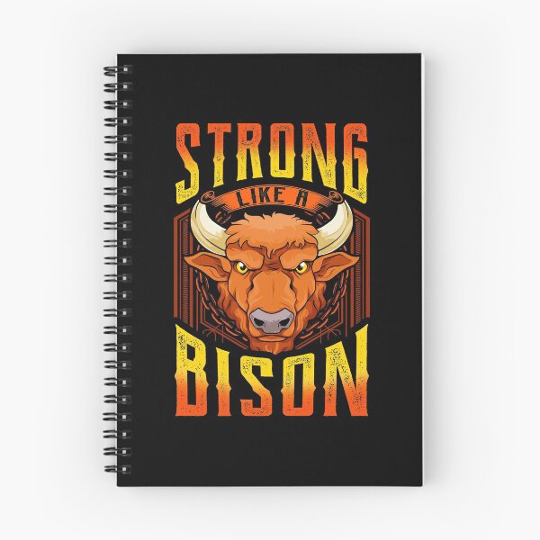Item preview, Fierce Strong Like A Bison Wild Animal Strength designed and sold by perfectpresents.
