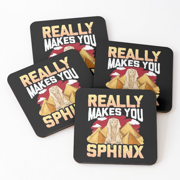 Item preview, Cute & Funny Really Makes You Sphinx Pyramid Pun designed and sold by perfectpresents.