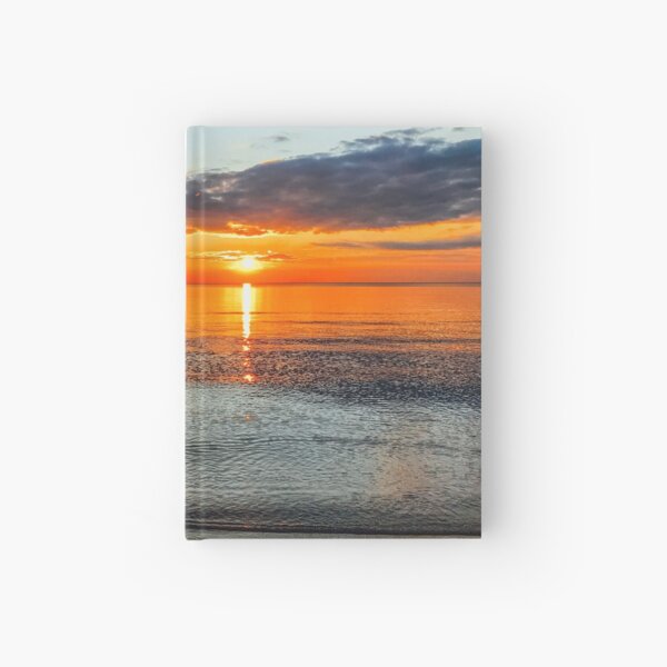 Golden Sunset Beach Paradise Hardcover Journal
